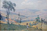 Janis Rozentals Italian Landscape oil painting on canvas